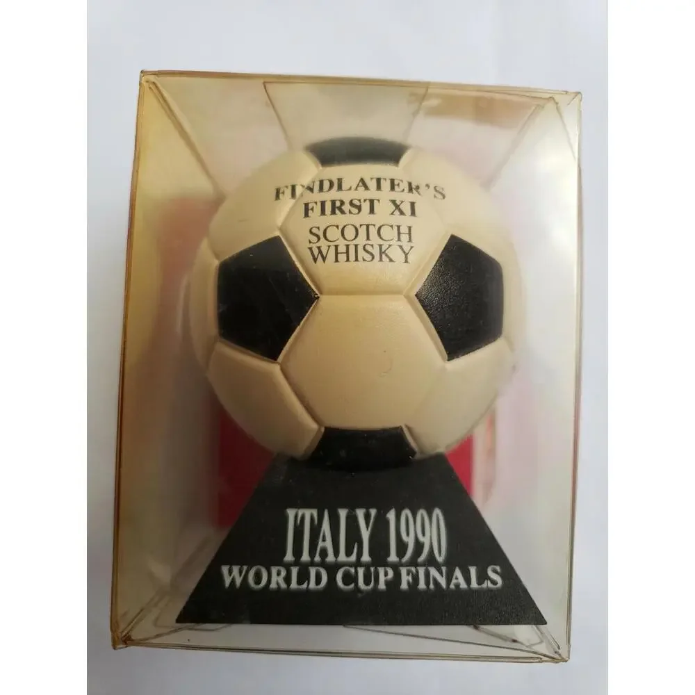 Collectible Empty Whisky Soccer Ball World Cup Finals Italy 1990 Commemorative